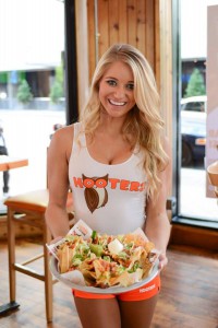 Hooters Girl with Nachos