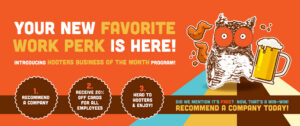 Your new favorite work perk is here! Sign up for our Business of the Month program today!